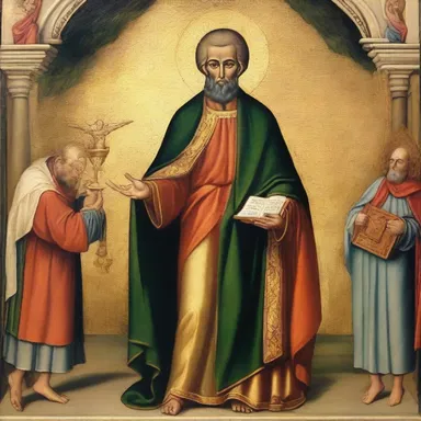 The saint performed preternatural miracles, healing the sick and reviving the dead.