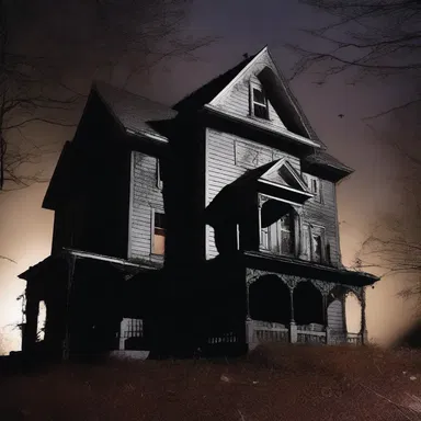 The haunted house was filled with preternatural sounds and mysterious shadows.