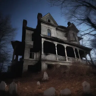The haunted house was filled with preternatural sounds and mysterious shadows.
