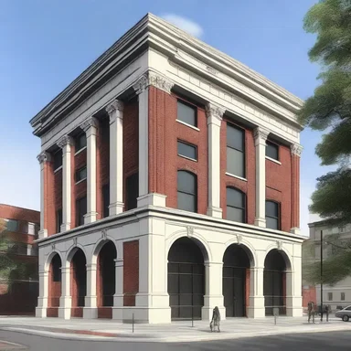 The renovation project will refresh the appearance of the building.