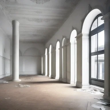 The renovation of the old building will refresh its interiors and give it a modern touch.