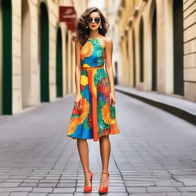 Wearing a vibrant colored dress will refresh your wardrobe and make a bold fashion statement.