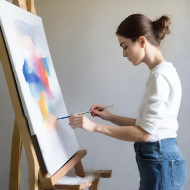 Before starting a new painting, the artist decided to refresh their memory by reviewing the fundamental techniques.