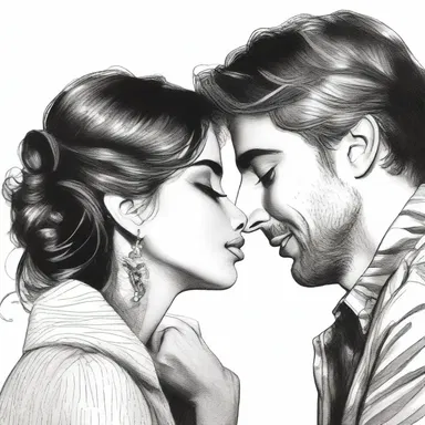 With a twinkle in his eye, he impishly whispered sweet nothings into her ear, melting her heart.