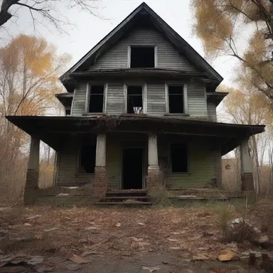 The abandoned house was the perfect setting for a horror movie due to its eerie atmosphere and decaying structure.