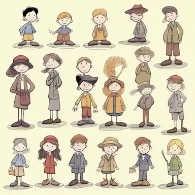 The author carefully considered the suitability of each character's traits and actions to create a compelling story.