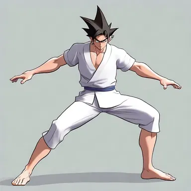 After the intense training, the protagonist's rough edges started to smoothen, making his movements seamless.