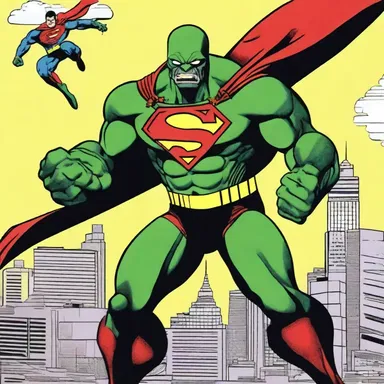 The superhero in the comic book series had a reptilian sidekick who possessed superhuman strength and agility.