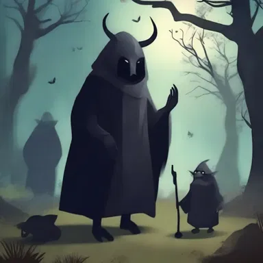 In the magical realm, the villagers found the presence of dark creatures to be unreassuring.
