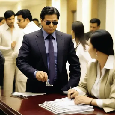 In the movie, the corrupt businessman offered a substantial kickback to the purchasing agent to secure the exclusive rights to distribute the film.