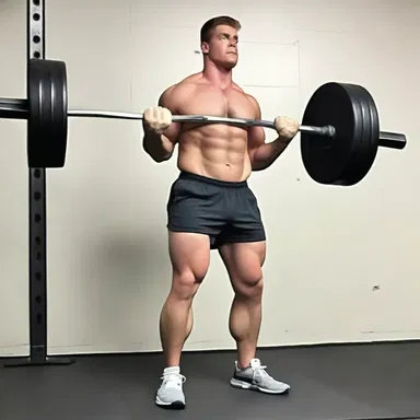 My friend tried to lift a heavy weight and ended up making a strenuous joke about his lack of strength.