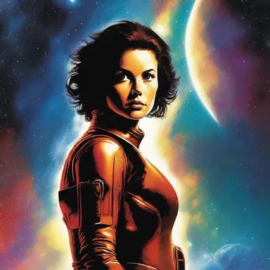 The protagonist undertook a strenuous journey across galaxies to save the universe in the gripping science fiction novel.