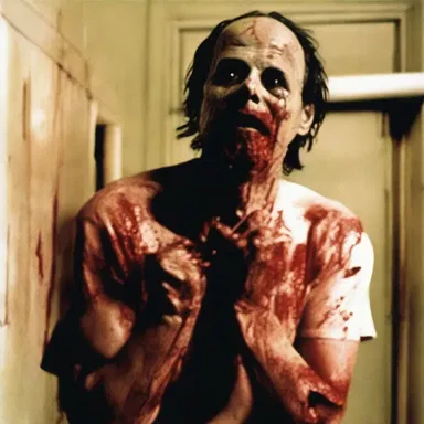 The horror movie depicted the shamelessness of the serial killer as he proudly displayed his gruesome acts to his victims.