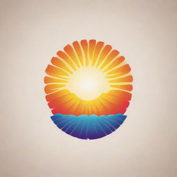 Logo featuring a vibrant sun rising, casting warm light and embodying a sense of hope and renewal.