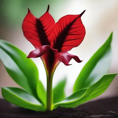According to Greek mythology, the devil's tongue plant was said to have been formed from the blood of a slain monster.
