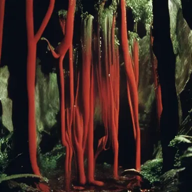 In the horror movie, the villain's lair was filled with devil's tongue plants to create an eerie atmosphere.