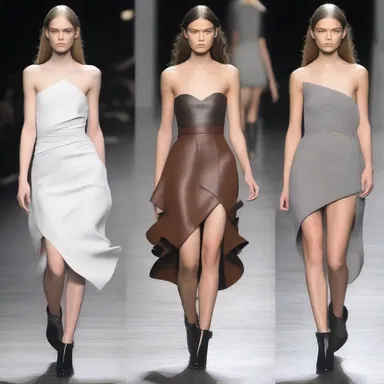 The latest trend in fashion showcased a collection of dresses with dullness in their edges, giving them a unique and edgy look.