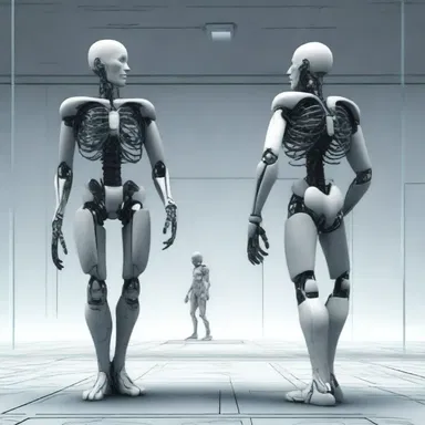 In a futuristic world, humans have evolved to the point of complete dullness, lacking any emotional or sensory response.