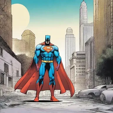 The superhero's arch-nemesis possesses a weapon that drains the city of all color, leaving it in a state of dullness.