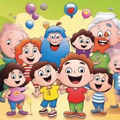 The colorful and animated cartoons entertained children with their funny characters and silly antics, brightening up the dullness of their afternoons.