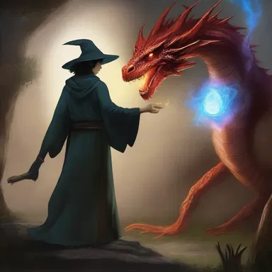 In the world of magic and dragons, the dullness of the young sorcerer prevented him from mastering powerful spells.