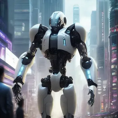In the futuristic city controlled by advanced AI, the main protagonist's dullness stood out among the intellectually superior inhabitants.