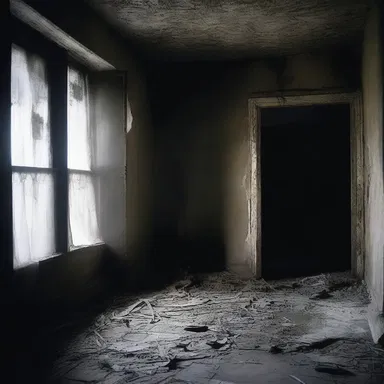 The haunted house was filled with corporeal apparitions that sent shivers down their spines.