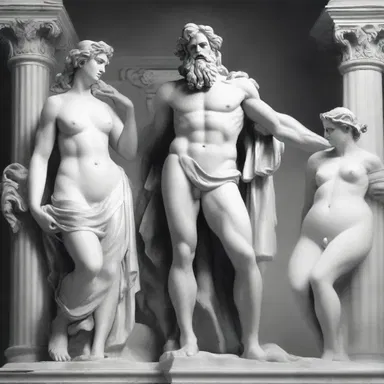 According to Greek mythology, Zeus assumed corporeal form to seduce mortals.