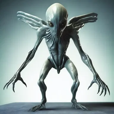 In the sci-fi story, the alien species had a completely different corporeal structure, with multiple arms and eyes.