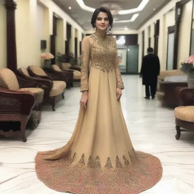 She bought a beautiful dress for 50 qintars.