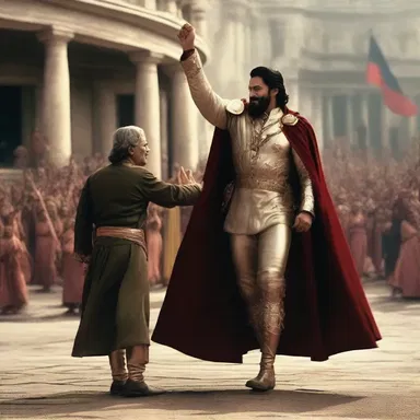 In the final scene of the movie, the decisive victory of the hero over the villain brought a sense of relief to the audience.