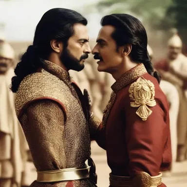 In the final scene of the movie, the decisive victory of the hero over the villain brought a sense of relief to the audience.