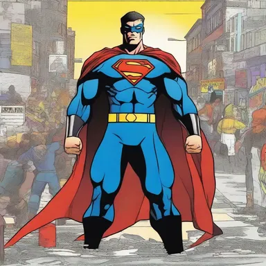 In the superhero comic, the protagonist's decisiveness in standing up against evil inspires others to take action.