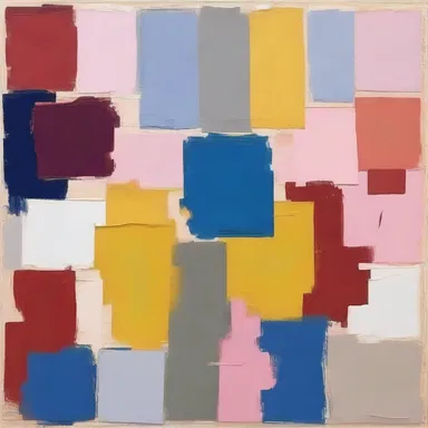 The artist used a specific color palette to homogenize the different elements in the painting.