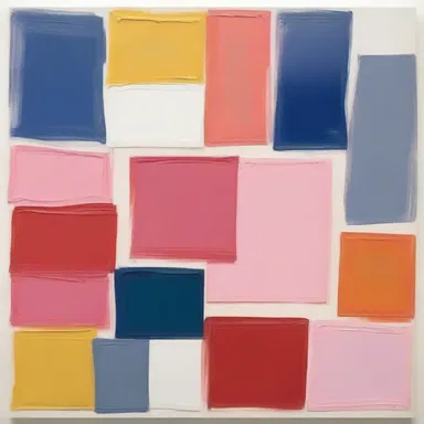 The artist used a specific color palette to homogenize the different elements in the painting.