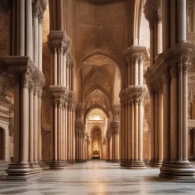 The cathedral's tectonic structure showcased intricate architectural details, reflecting the spiritual significance and devotion of the religious community.