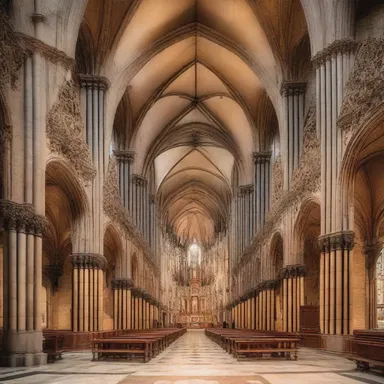 The cathedral's tectonic structure showcased intricate architectural details, reflecting the spiritual significance and devotion of the religious community.