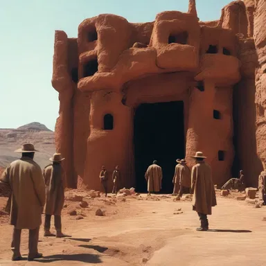 The film set was meticulously designed with tectonic precision, ensuring every aspect of the movie's backdrop aligned perfectly with the director's vision.
