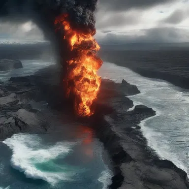The movie showcased stunning visuals of tectonic plates colliding and causing earthquakes.