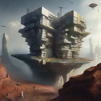 The novel imagined a future society where humans can control tectonic movements with advanced technology.