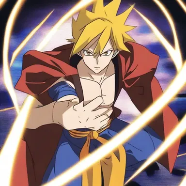 The protagonist of the anime series was endowed with extraordinary powers.