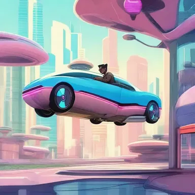 In the futuristic world of hovercars and robots, humans swig a magical elixir to gain eternal youth.