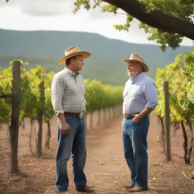 The film set in the southeastern United States showcases scenes of muscadine vineyards, adding a touch of authenticity to the story.
