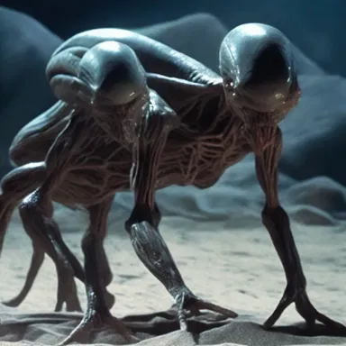 In the film, the alien species had sacculated bodies that could expand and contract, allowing them to adapt to different environments.