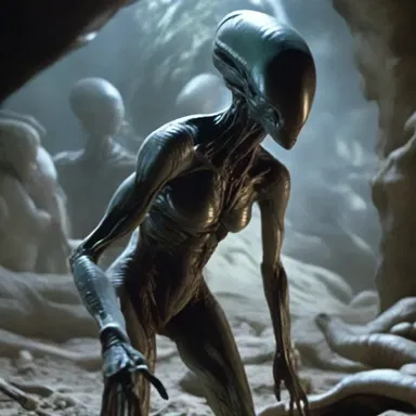 In the film, the alien species had sacculated bodies that could expand and contract, allowing them to adapt to different environments.