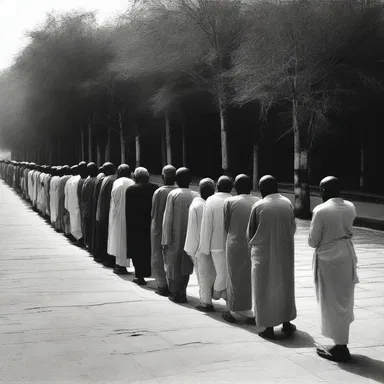 In some cultures, the queue is a symbol of spiritual enlightenment.