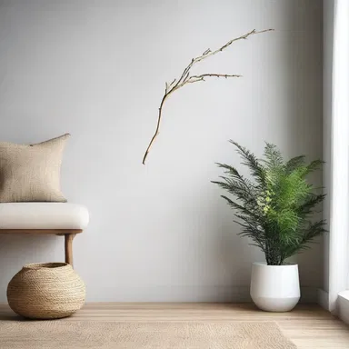 The throwing stick can be used as a unique decorative element in a modern home's interior design, adding a touch of natural elegance.