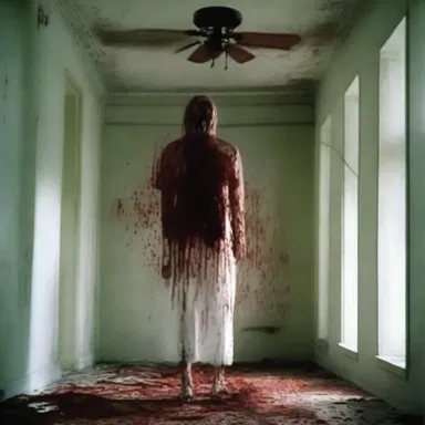 In horror movies, the use of vivid and concrete imagery intensifies the feelings of fear and terror in the audience.