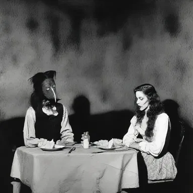 Their decision to go on a blind date in a haunted house was unwise.