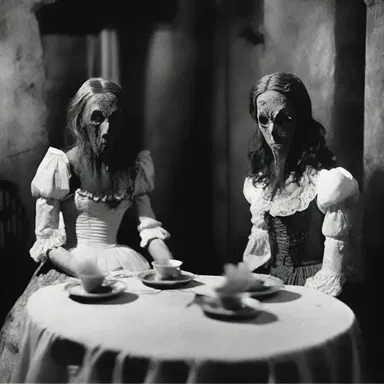 Their decision to go on a blind date in a haunted house was unwise.